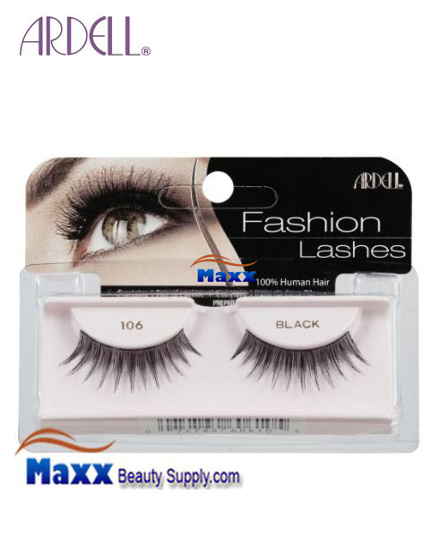 12 Package - Ardell Fashion Lashes Eye Lashes 106 - Black